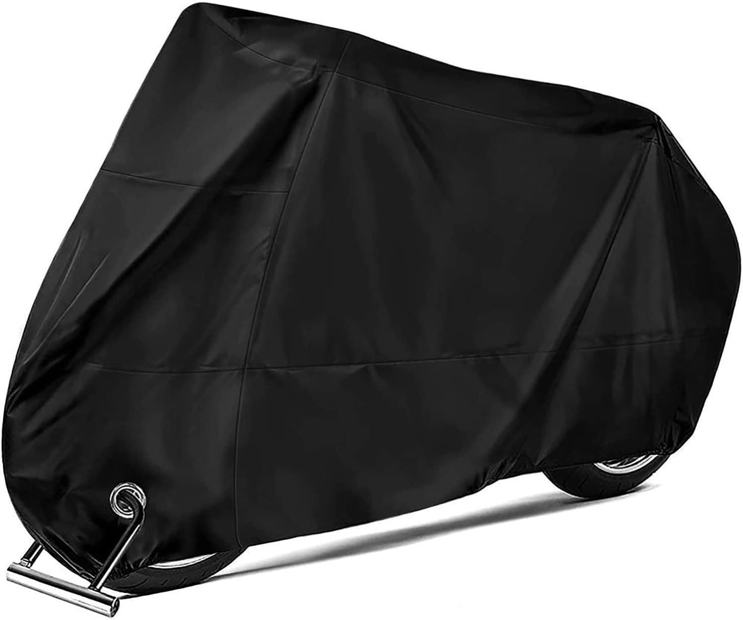 XXL Waterproof Motorcycle Cover 190T Oxford Fabric All Weather with Lock Holes 245x105x125cm